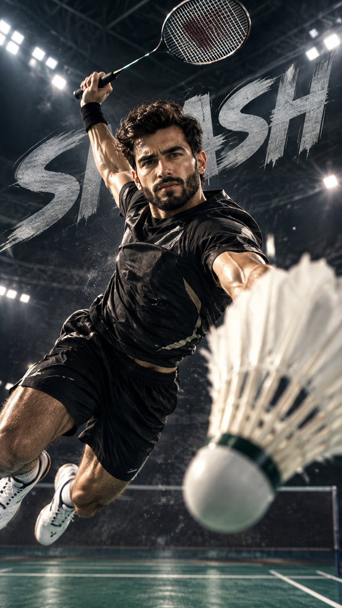 Cinematic Badminton Smash GPT Image 2