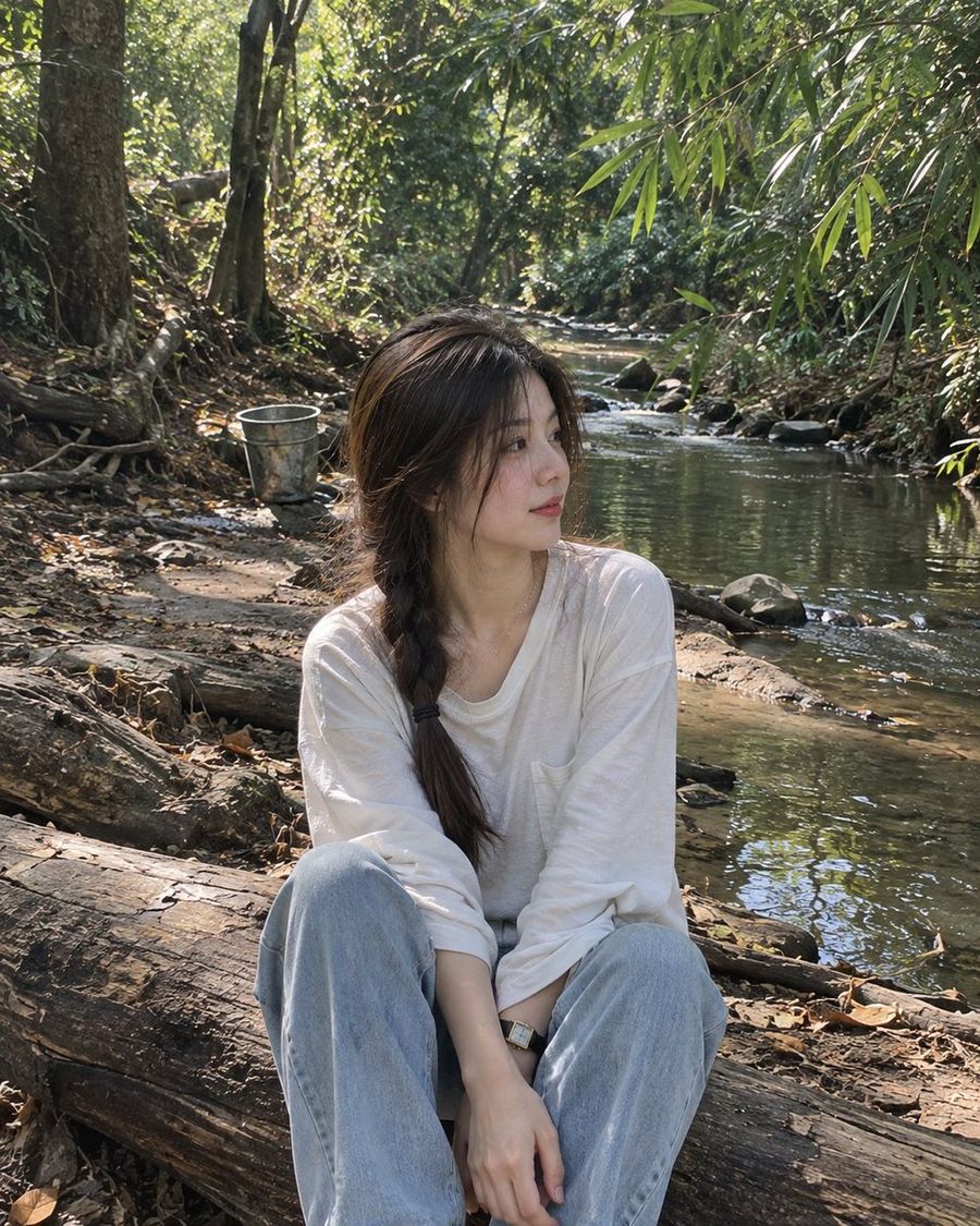 Forest Stream Candid Portrait GPT Image 2