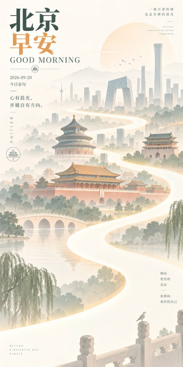 Beijing Good Morning Poster