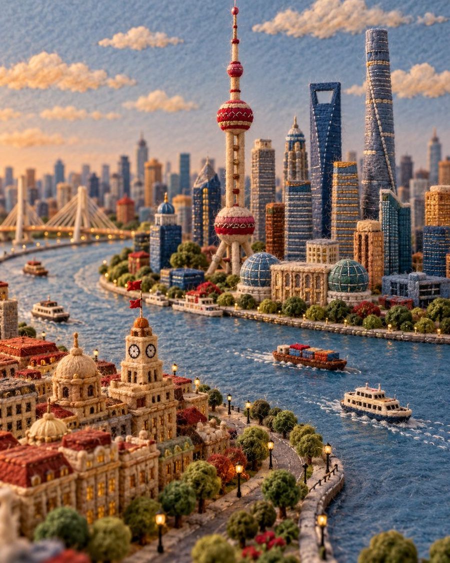 Miniature City Artwork Prompt