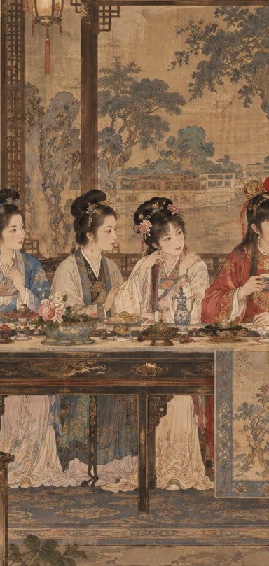 Dream of the Red Chamber Last Supper Composition
