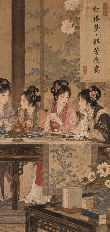Dream of the Red Chamber Last Supper Composition