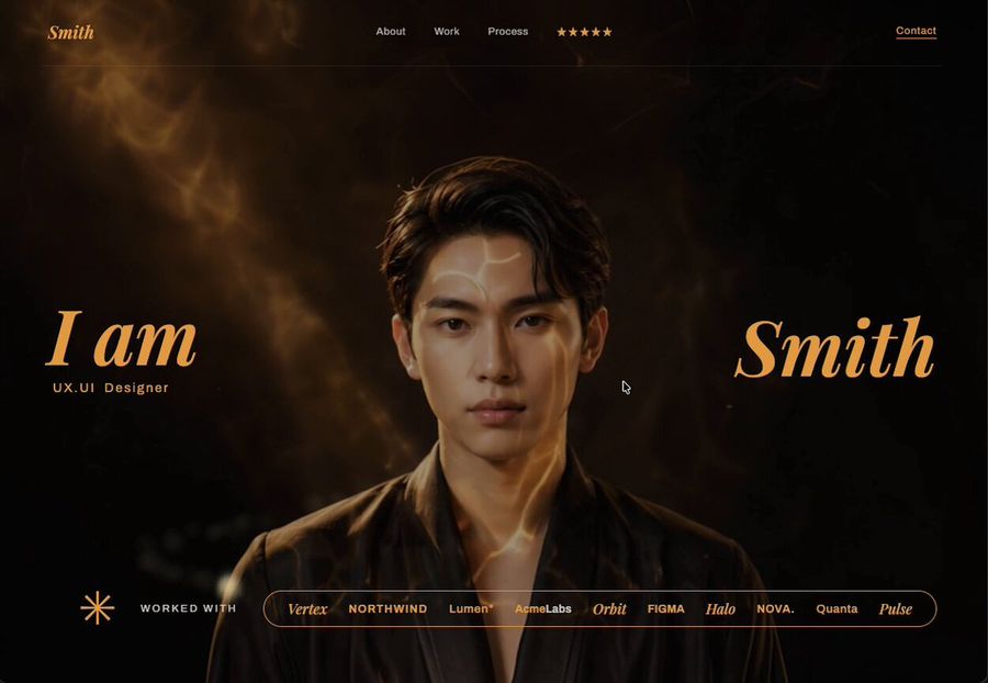 Luxury Portfolio Landing Page Prompt