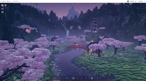 Prompt para Web 3D del Valle de Cerezos en Flor Japoneses - 1