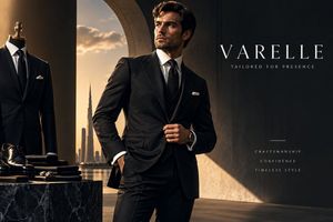 Luxury Suit Fashion Editorial Prompt