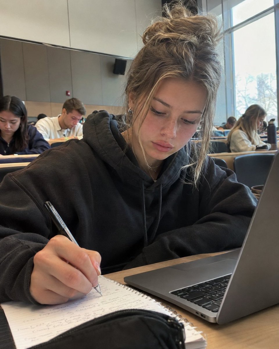 Candid Student Lecture Hall Photo