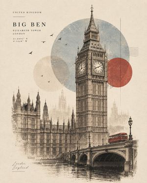 Minimalist Architectural Travel Poster Prompt - 2