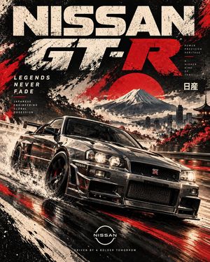 Automotive Editorial Poster Prompt - 2