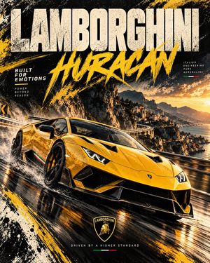 Automotive Editorial Poster Prompt - 4