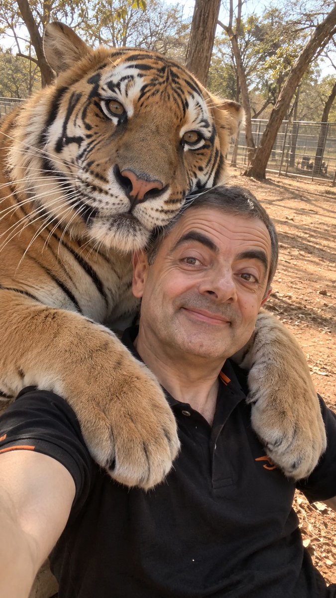 Realistic Tiger Selfie Generation