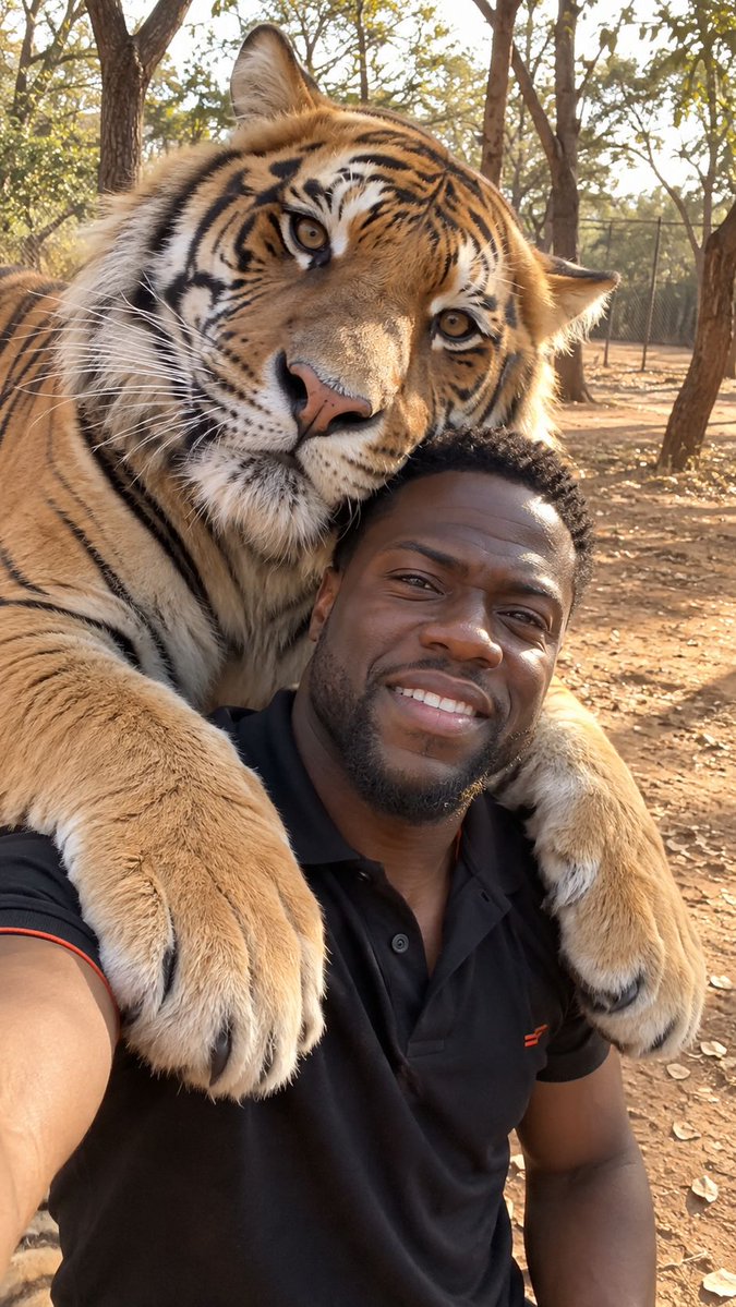 Realistic Tiger Selfie Generation