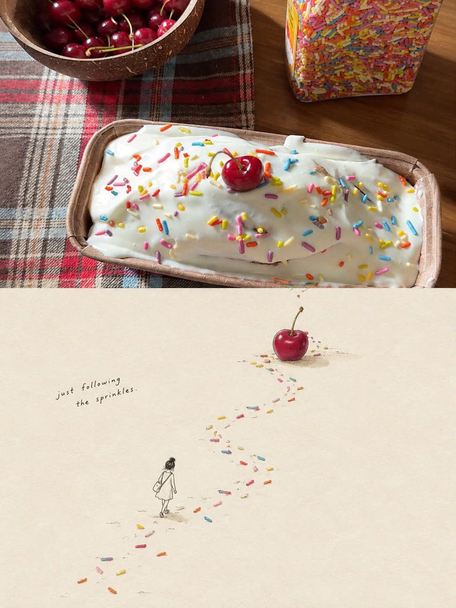 Surreal Food Storybook Illustration