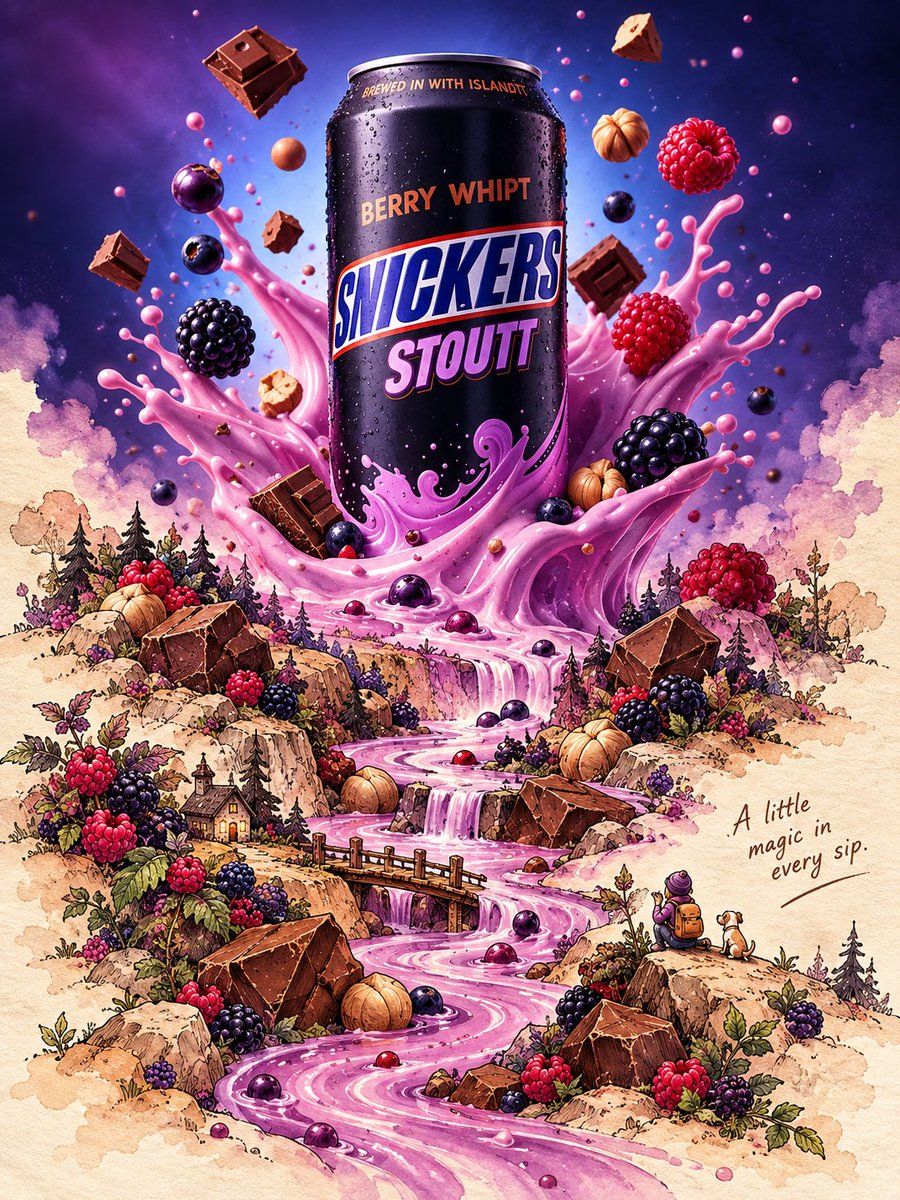 Surreal Food-to-Storybook Transformation