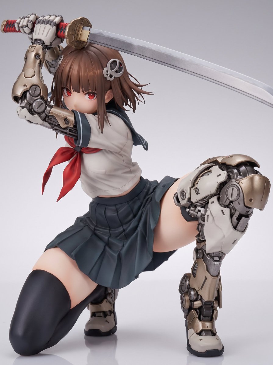 Samurai Mecha Girl Figure Ad