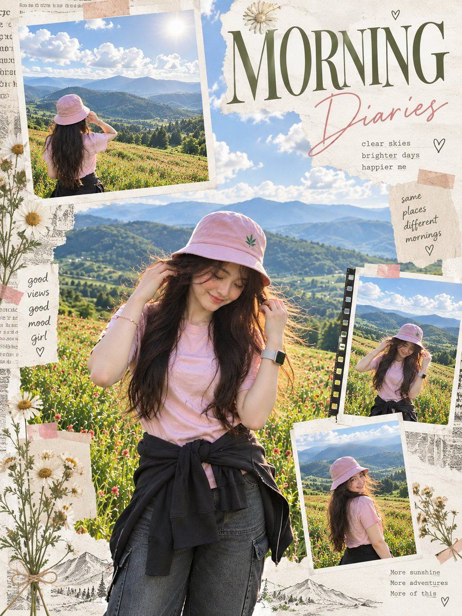 Morning Editorial Scrapbook Poster