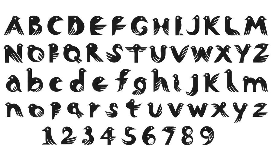 Iconic Bird Font with GPT Image 2.5 Sunburst