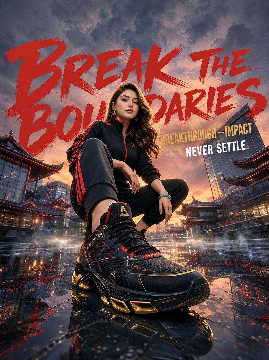 Break the Boundaries Sports Poster