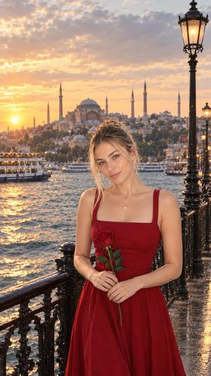 Istanbul Bosphorus Travel Portrait
