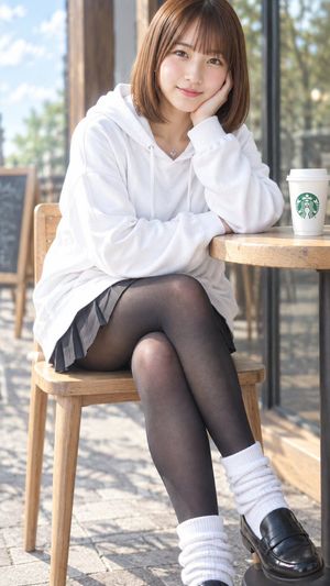 Cafe Terrace Portrait Prompt - 1