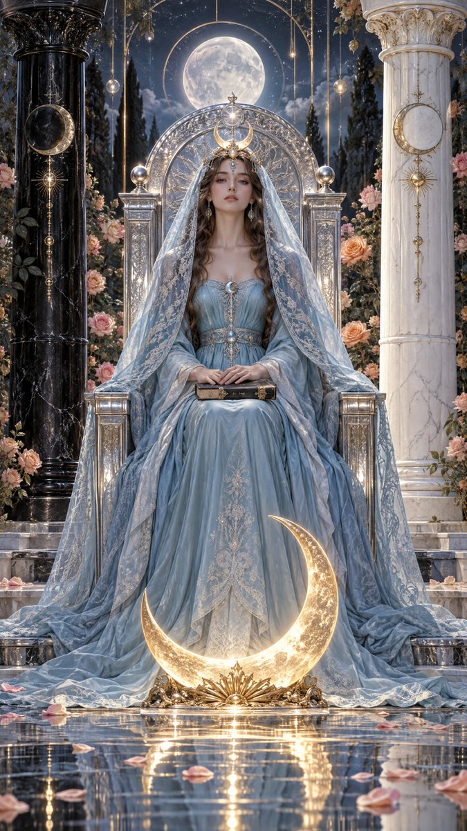 High Priestess Tarot Card Image Prompt