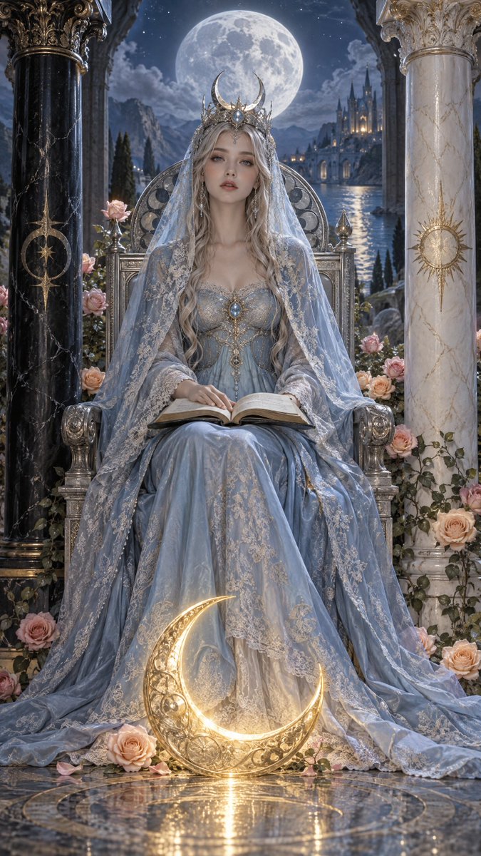 High Priestess Tarot Card Image Prompt
