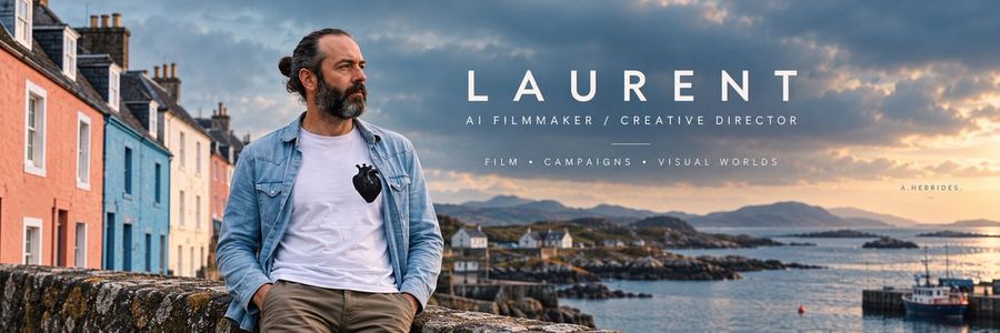 Cinematic AI Filmmaker Profile Banner