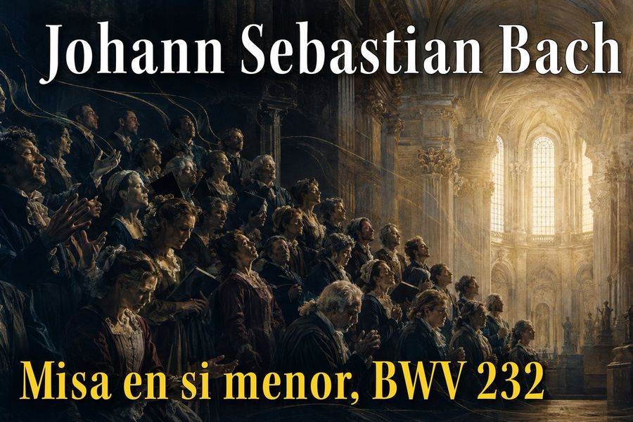 Bach Mass in B Minor Choir Illustration