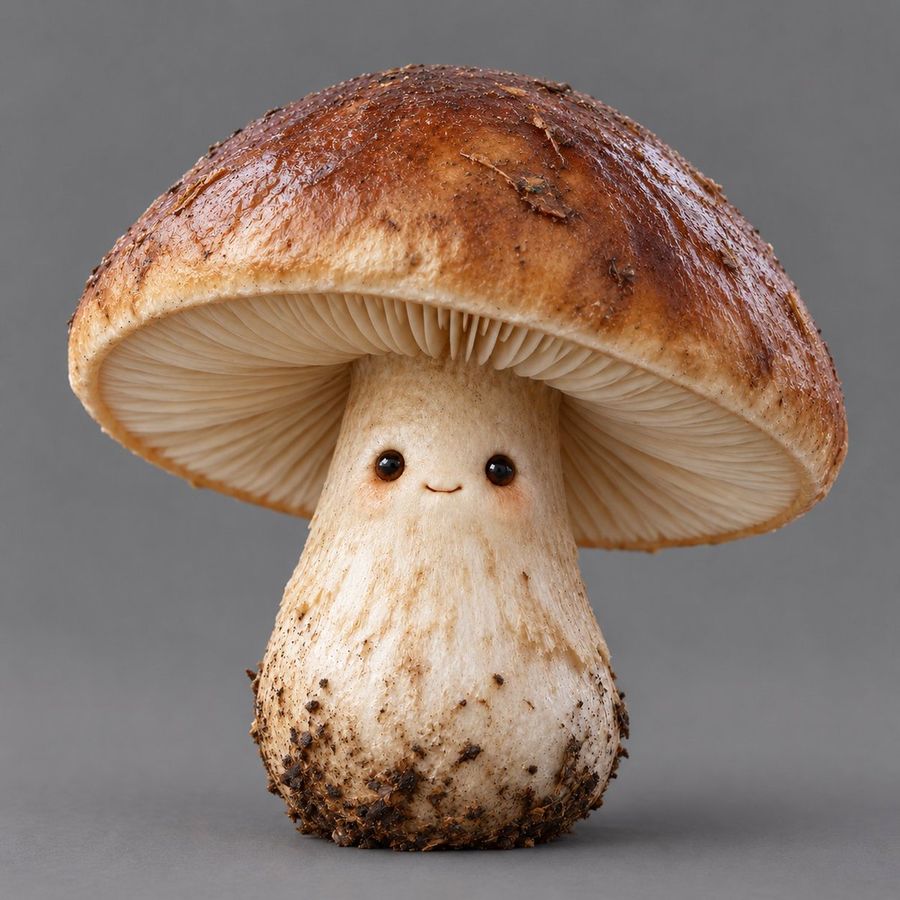 Cute Anthropomorphic Mushroom