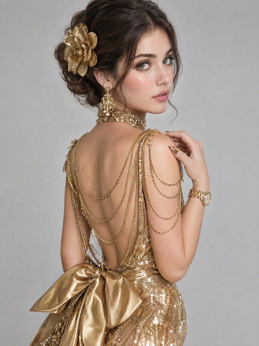 Luxury Fashion Portrait Prompt