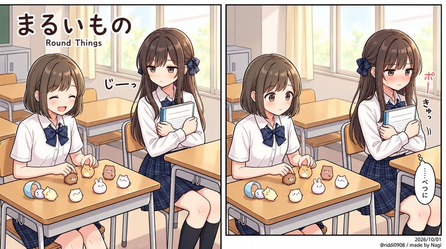 Panneau Manga « Objets Ronds »