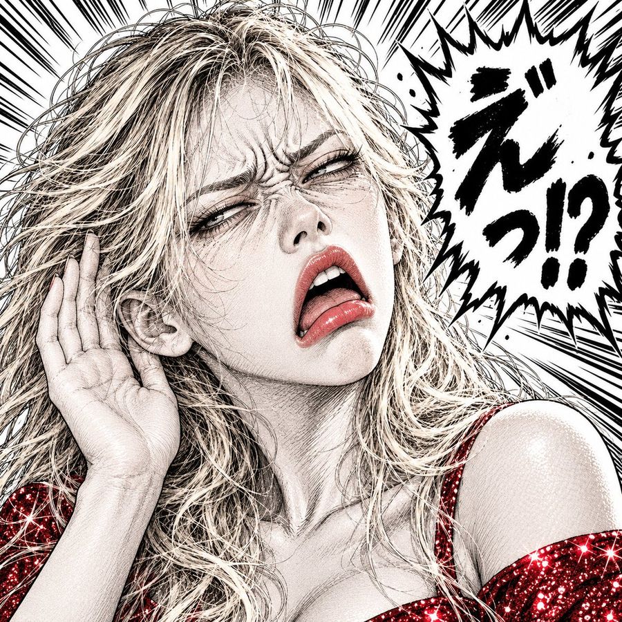 Illustration Manga : Expression de Choc