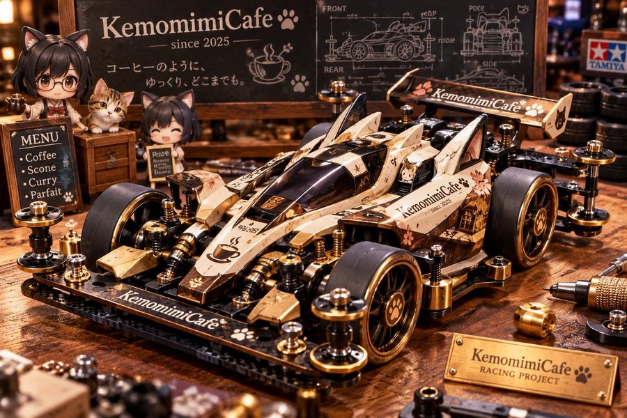 Auto Miniatura 4WD Personalizado de KemomimiCafe