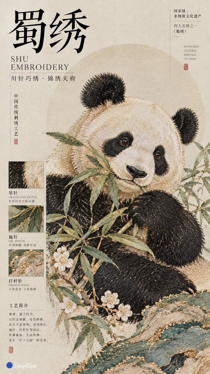 蜀繡編輯海報