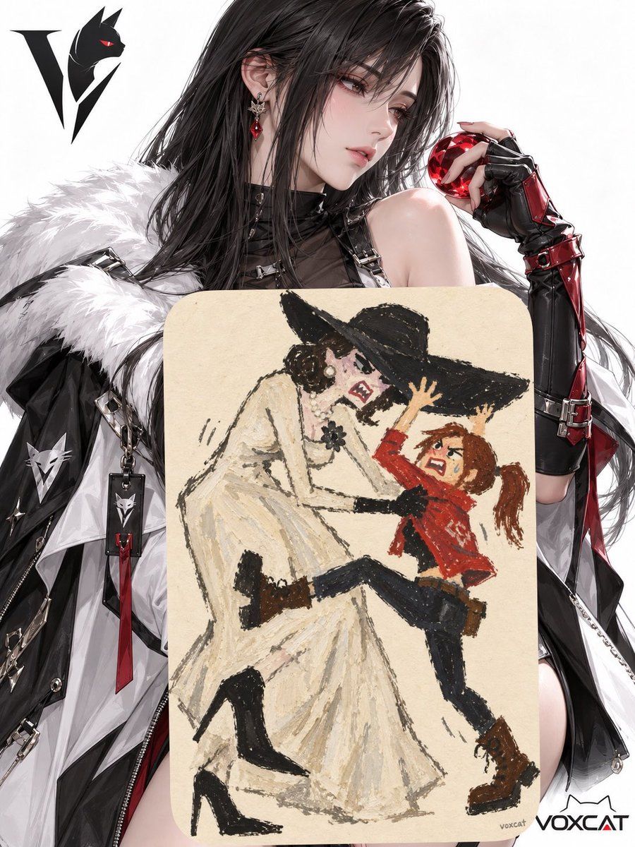 Anime Karakter Pin-Up Şablonu