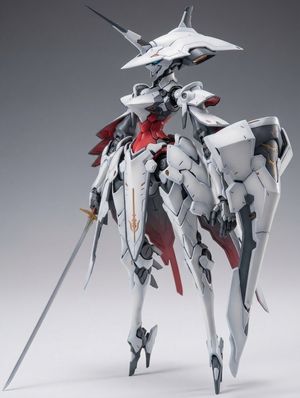 Concept Art de Fille Mécha en Armure Complète - 1