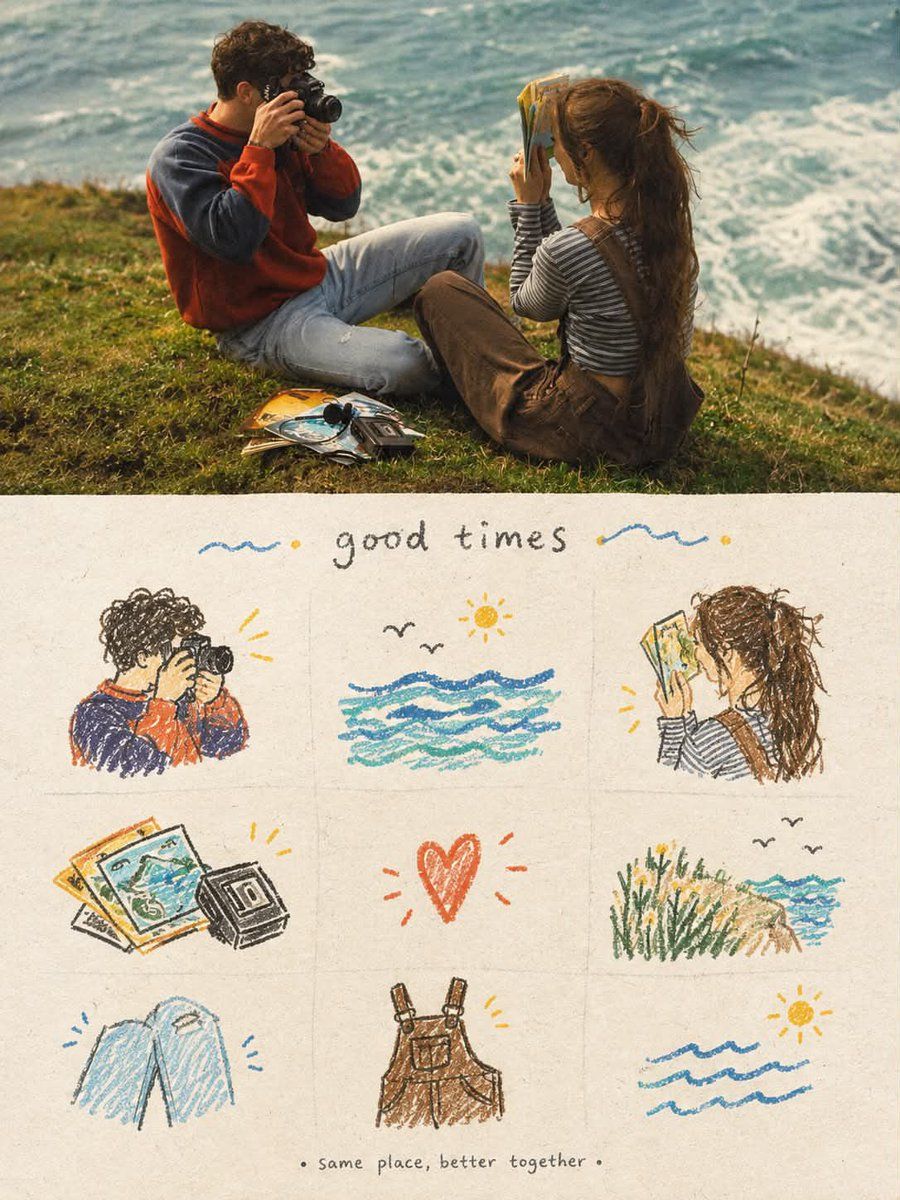 Nostalgic Scrapbook Photo Prompt