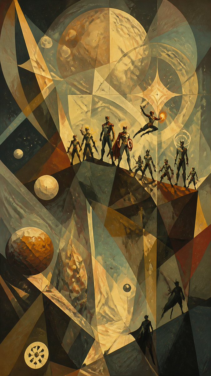 Cubist Abstract Painting