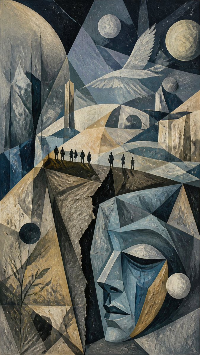 Cubist Abstract Painting