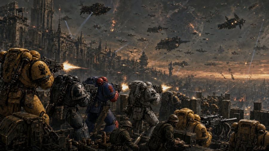 Warhammer 40k 戦闘シーン