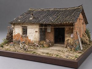 Old House Miniature Model