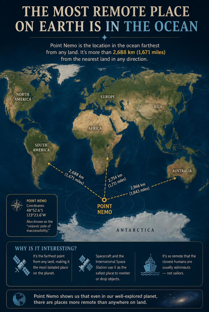 Infographie du Point Nemo