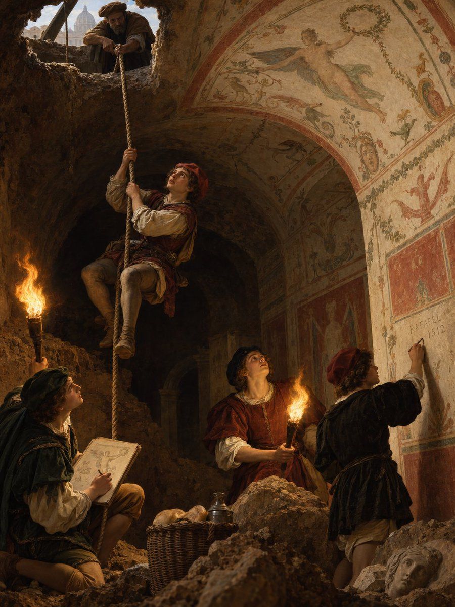 Redécouverte des fresques antiques