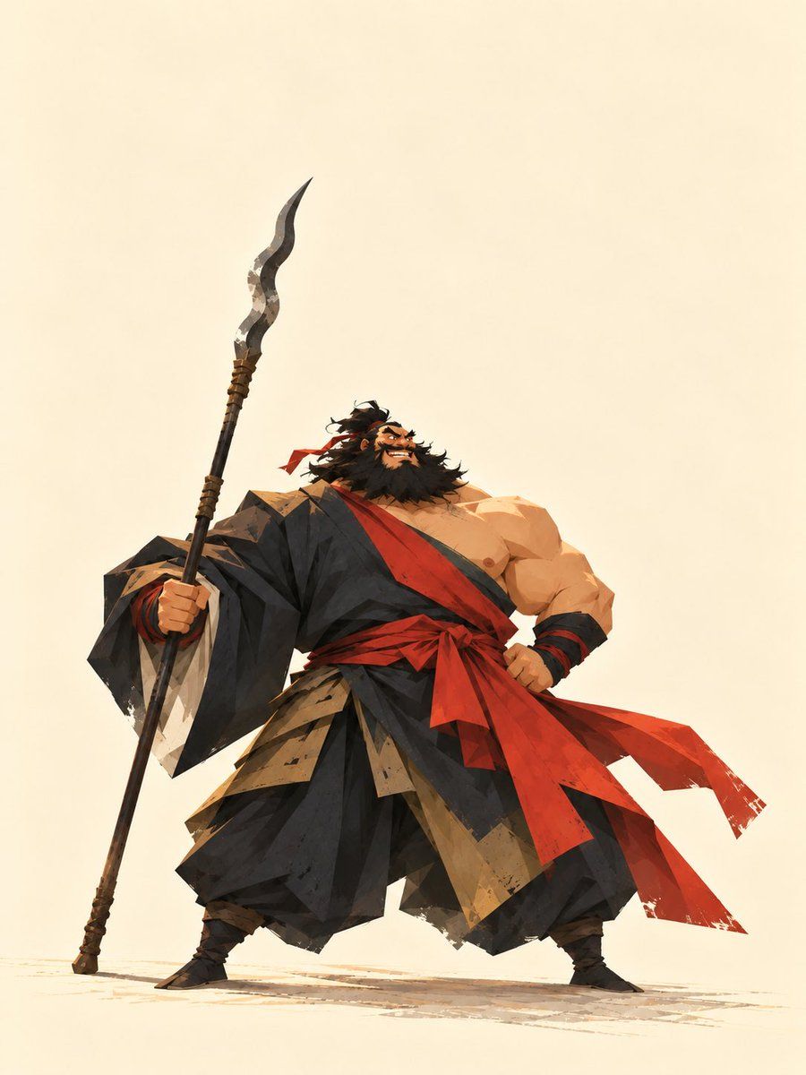 Design de Personagem: Guan Yu