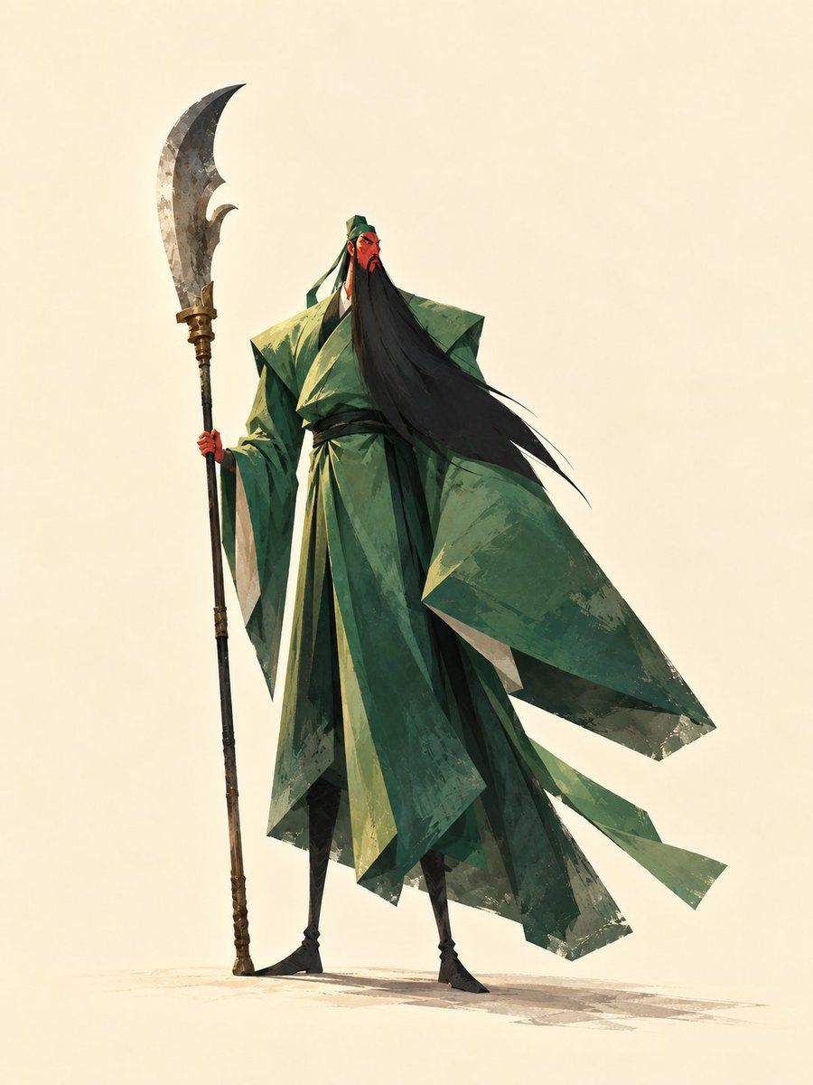 Design de Personagem: Guan Yu