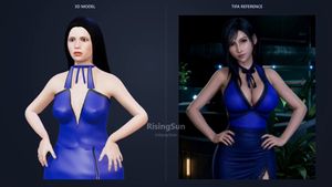 Recrea a Tifa en Blender con Codex Astra