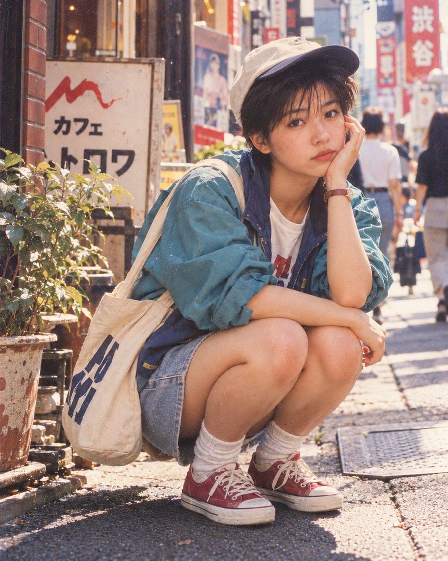Portrait de style urbain à Shibuya