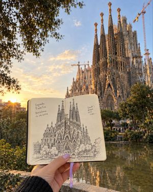Alinhamento de Foto com Sketchbook de Viagem - 2