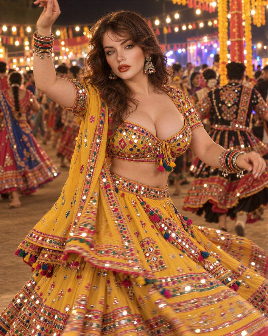 Navratri Festival Portrait Sequence