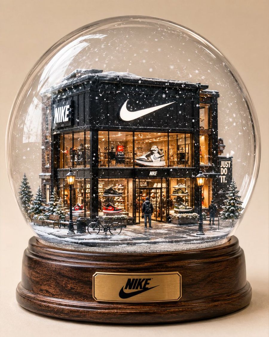 Mundo em Miniatura da Marca: Globo de Neve