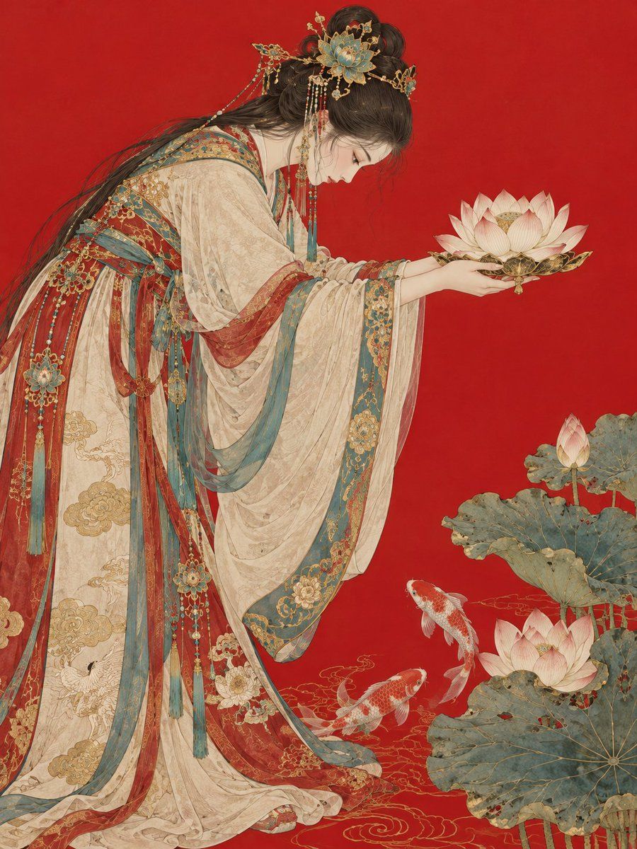 Prompt Phong Cách Poster Tối Giản Phương Đông